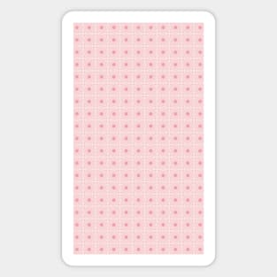 Symmetry in Shapes: Geometric Pink Design Magnet